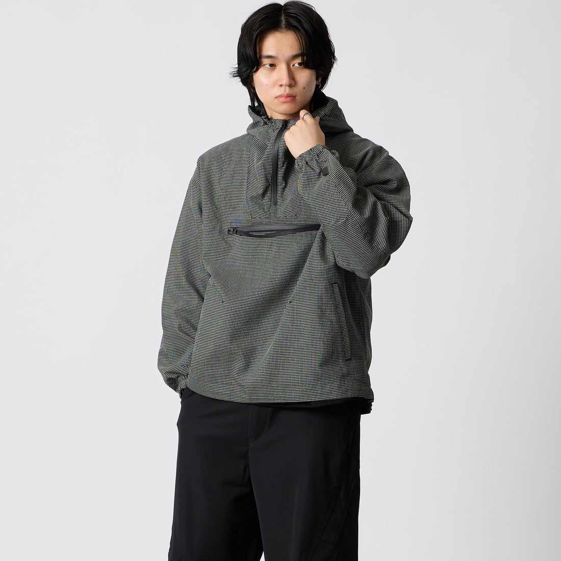 BLACK&&モデル身長：177cm 着用サイズ：M&&