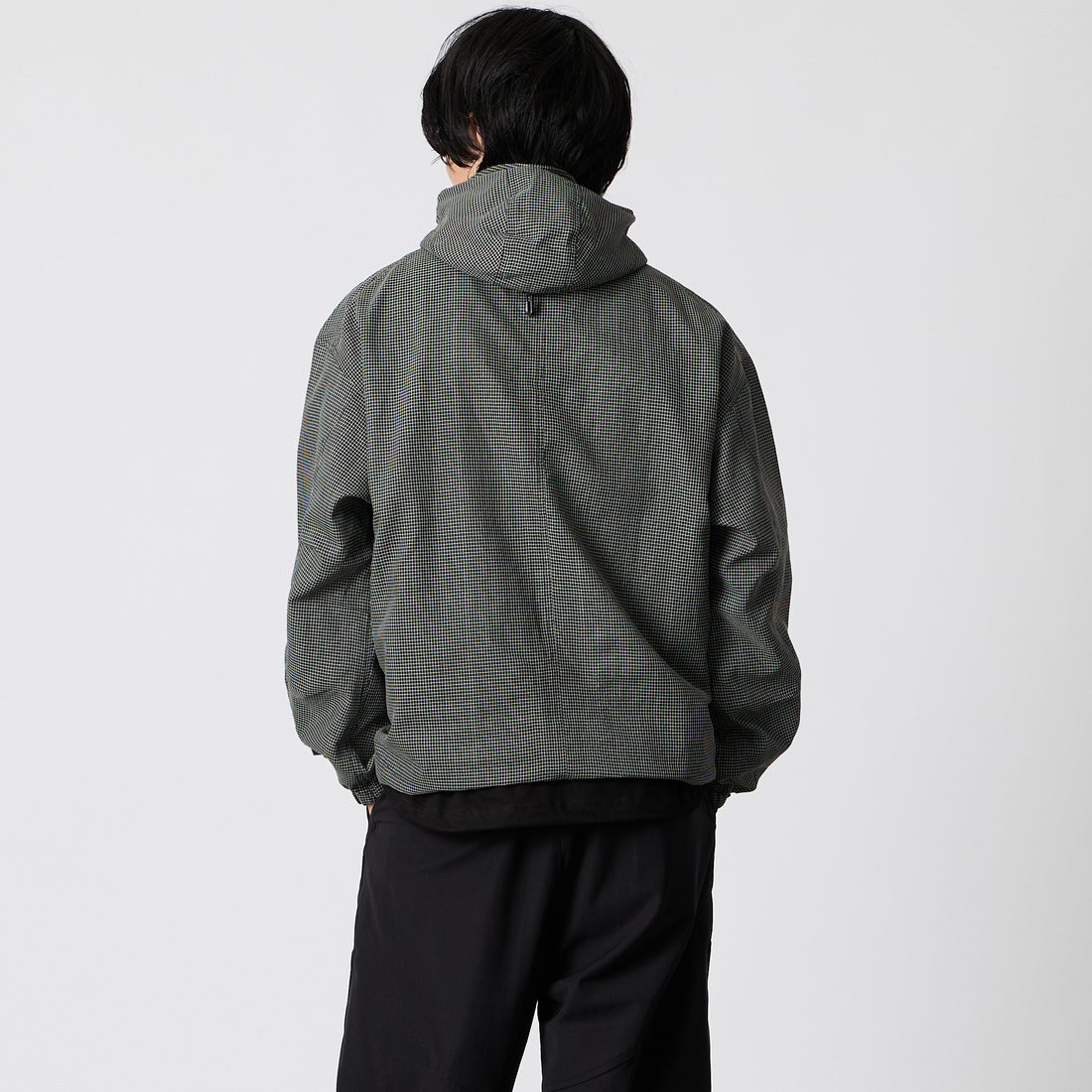 YDOT [ワイドット] TEXNIC アノラックジャケット [YU41807] BLACK &&モデル身長：177cm 着用サイズ：M&&
