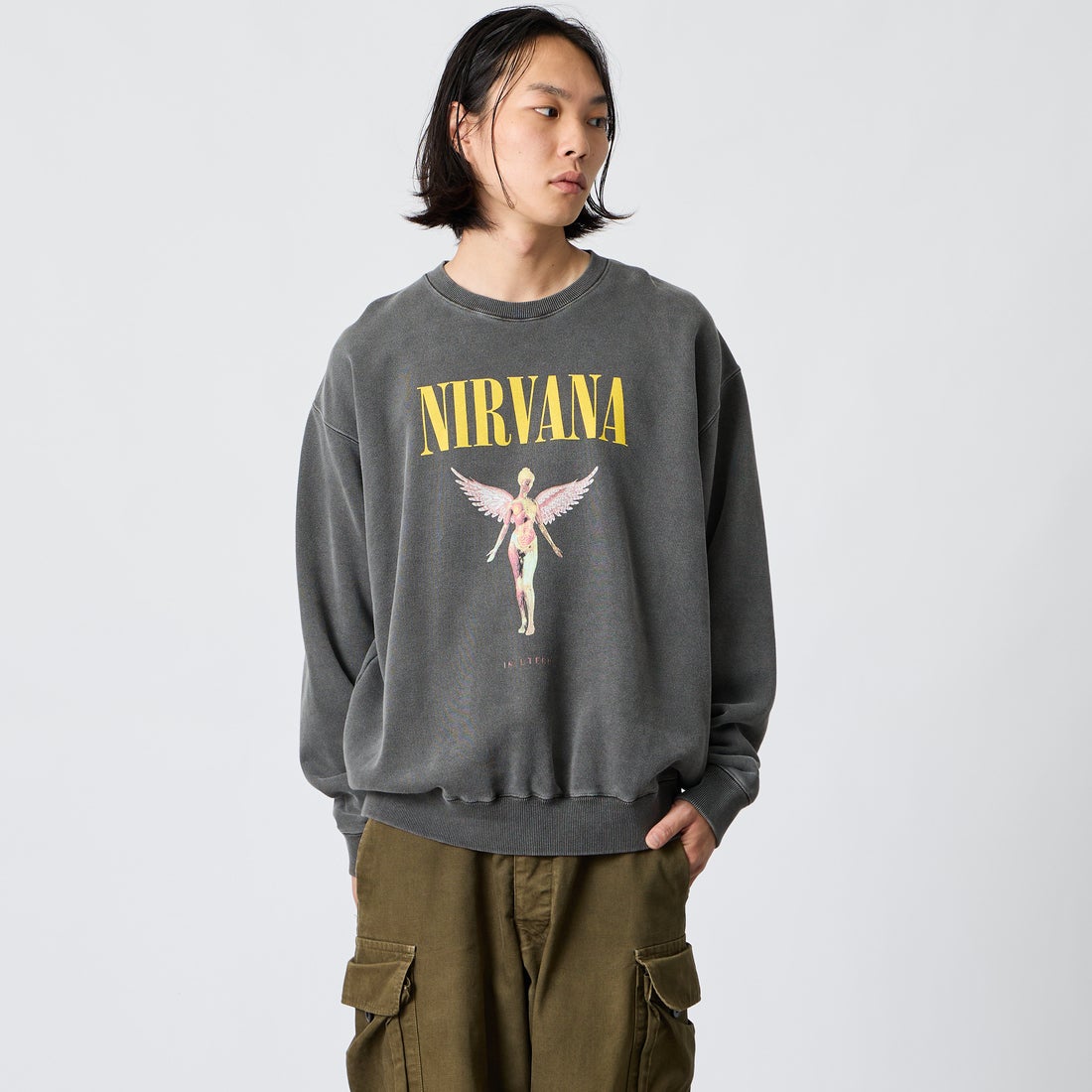 CHARCOAL&&モデル身長：175cm 着用サイズ：XL&&