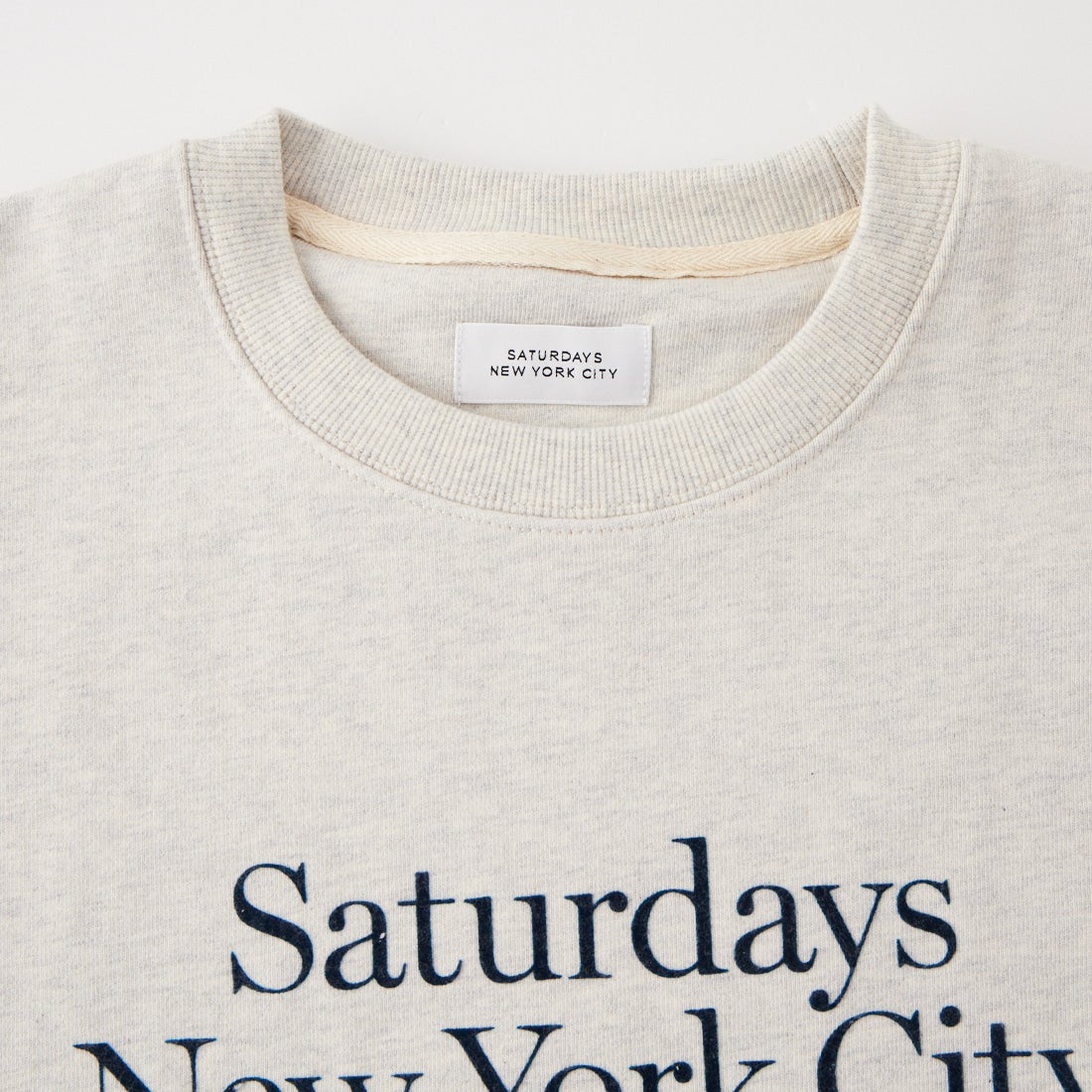 Saturdays NYC [サタデーズ ニューヨークシティ] Bowery Miller スタンダードスウェットシャツ [BBM66230] OATMEAL