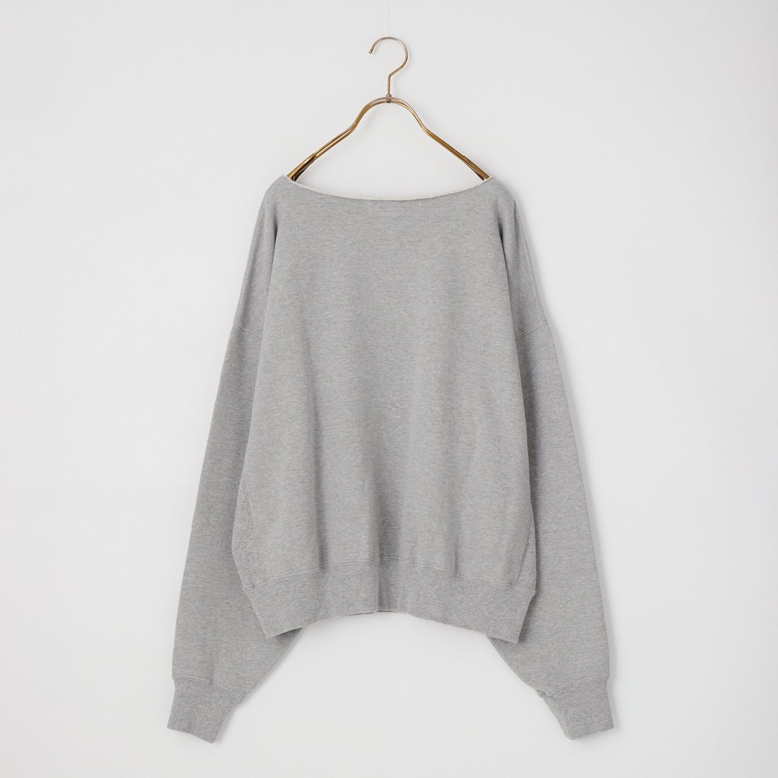 REMI RELIEF [レミレリーフ] 別注 ボートネック カットオフスウェット [RN31393114-JF] HEATHER GR
