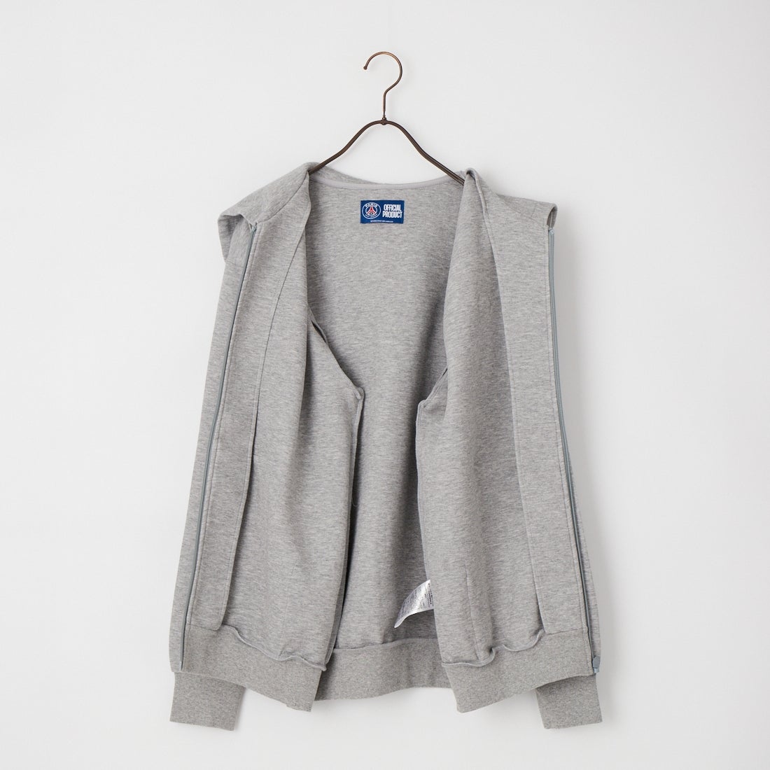 PARIS SAINT-GERMAN [パリ・サンジェルマン] テックジップフーディ [PS0626FW0002] H.GREY