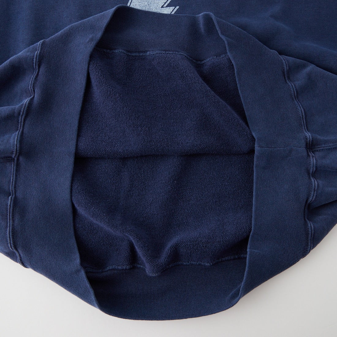 REMI RELIEF [レミレリーフ] 別注 SP加工裏毛BIGサイズクルースウェット [RN31393275-JF] NAVY