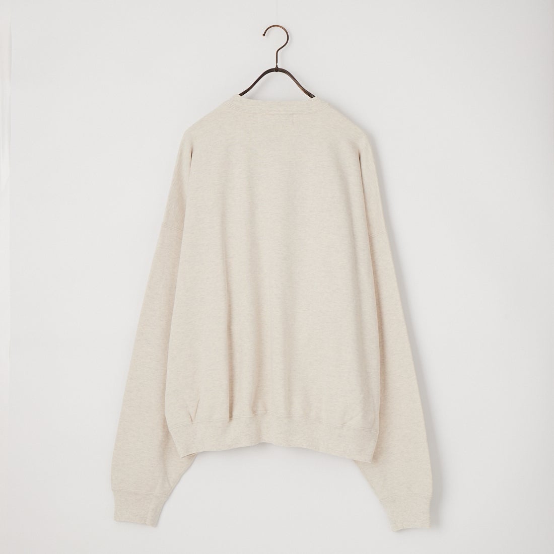 REMI RELIEF [レミレリーフ] 別注 SP加工裏毛BIGサイズクルースウェット [RN31393282-JF] OATMEAL