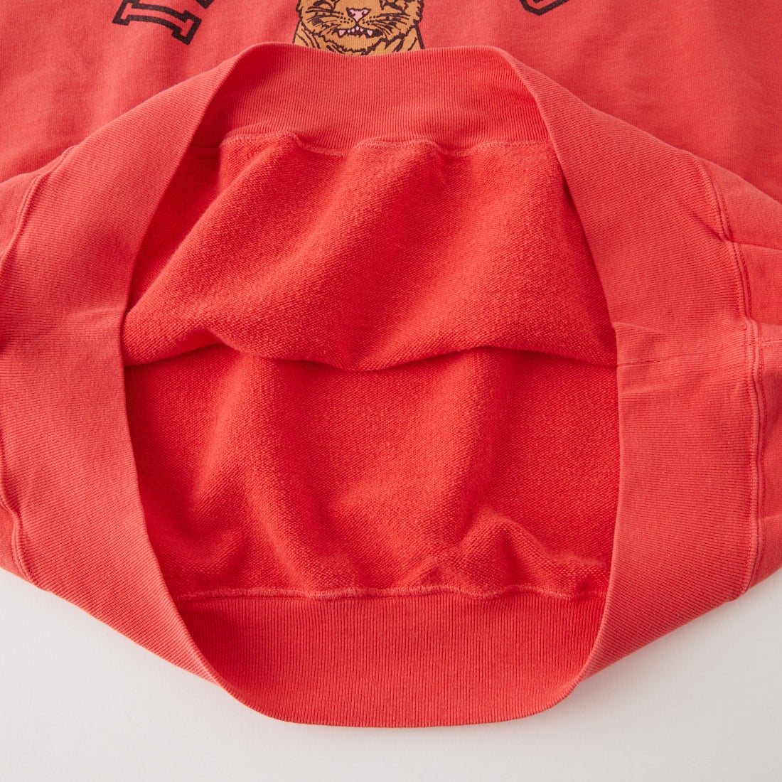 REMI RELIEF [レミレリーフ] 別注 SP加工裏毛BIGサイズクルースウェット [RN31393283-JF] RED