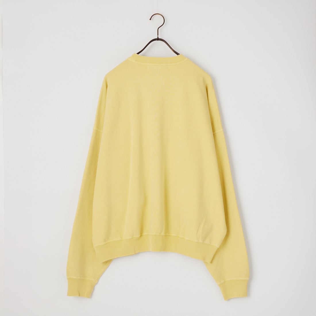 REMI RELIEF [レミレリーフ] 別注 SP加工裏毛BIGサイズクルースウェット [RN31393284-JF] L.YELLOW