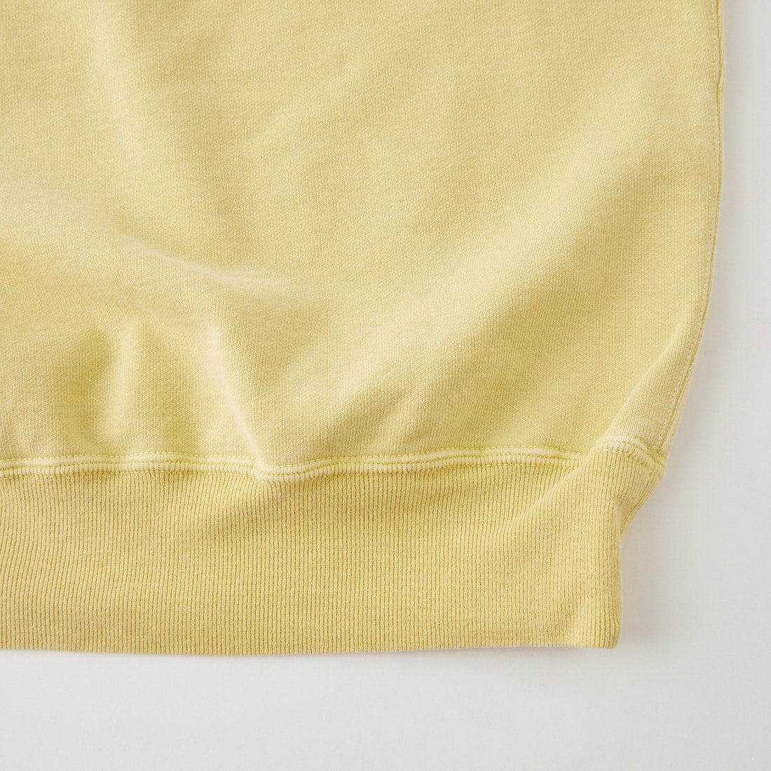 REMI RELIEF [レミレリーフ] 別注 SP加工裏毛BIGサイズクルースウェット [RN31393284-JF] L.YELLOW