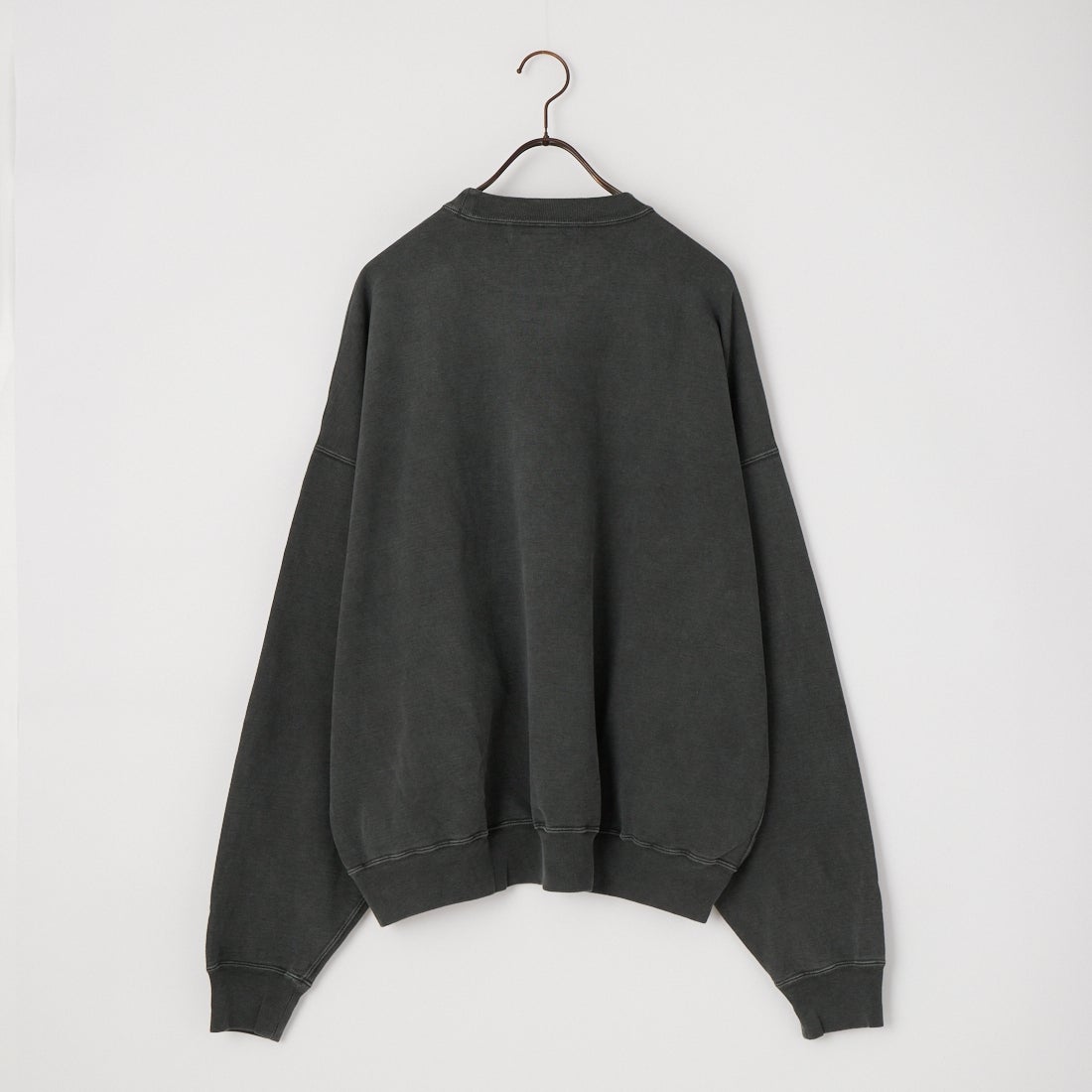 REMI RELIEF [レミレリーフ] 別注 SP加工裏毛BIGサイズクルースウェット [RN31393273-JF] BLACK