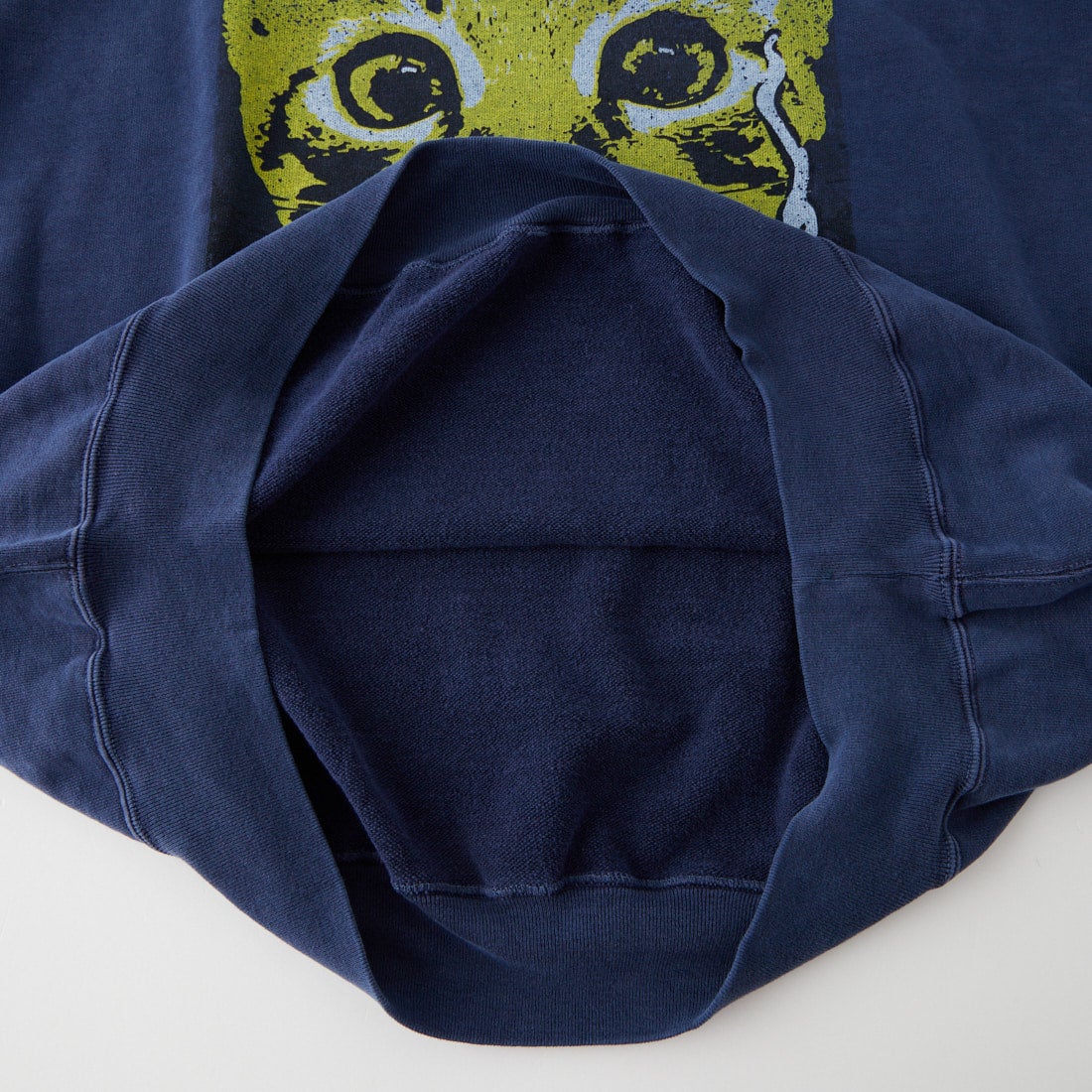REMI RELIEF [レミレリーフ] 別注 SP加工裏毛BIGサイズクルースウェット [RN31393338-JF] NAVY