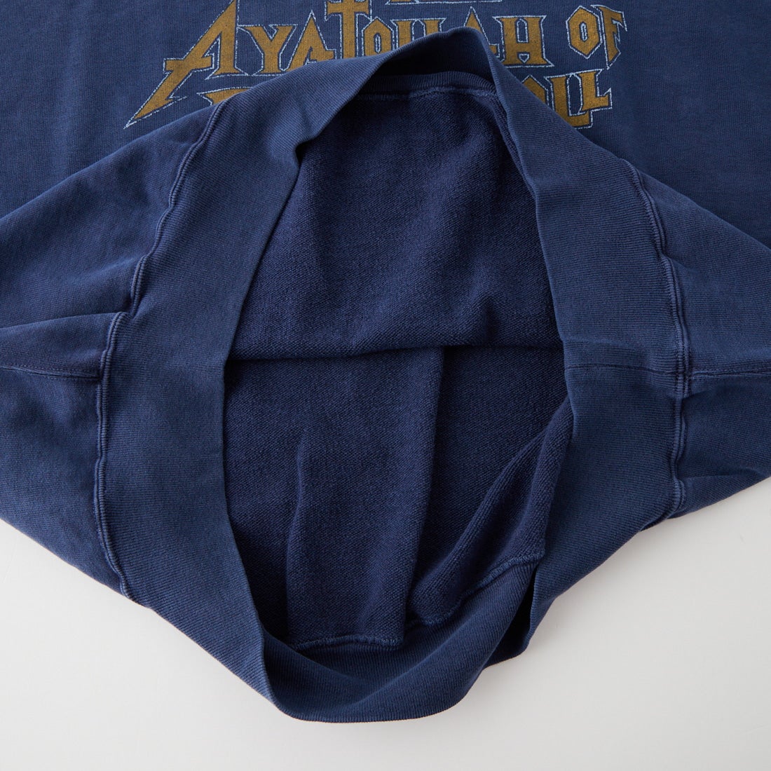 REMI RELIEF [レミレリーフ] 別注 SP加工裏毛BIGサイズクルースウェット [RN31393376-JF] NAVY