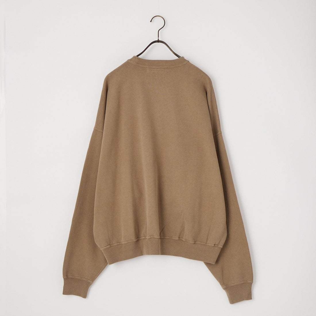 REMI RELIEF [レミレリーフ] 別注 SP加工裏毛BIGサイズクルースウェット [RN31393279-JF] BROWN
