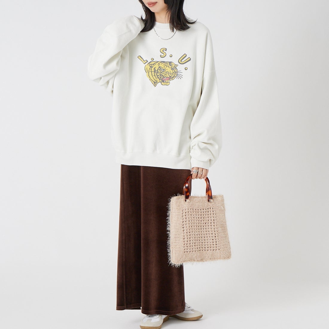 REMI RELIEF [レミレリーフ] 別注 SP加工裏毛BIGサイズクルースウェット [RN31393281-JF] OFF