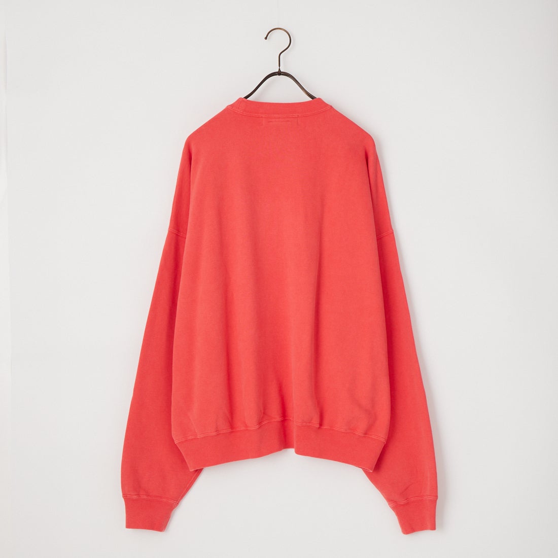 REMI RELIEF [レミレリーフ] 別注 SP加工裏毛BIGサイズクルースウェット [RN31393283-JF] RED