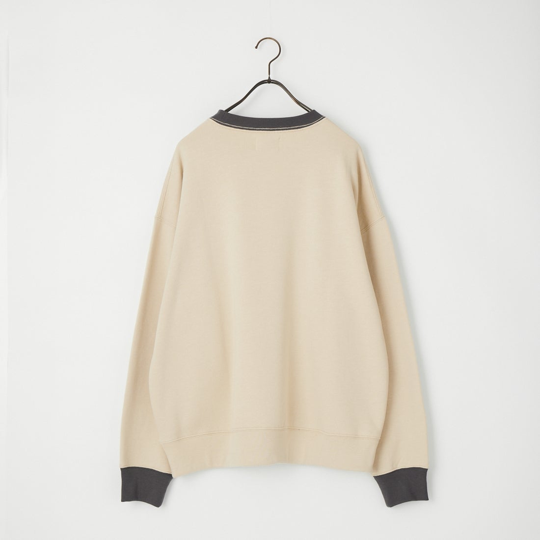 THE FOX [ザフォックス] 別注 ワンポイントロゴ ドローコード付きクルーネックスウェット [JFL26AW-01-JF] ﾅﾁｭﾗﾙ