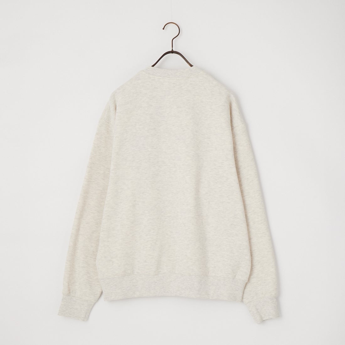 33Degrees [サーティスリーディグリーズ] HIGEOZI3 サガラ刺繍クルースウェット [TDR-264-098] B OATMEAL