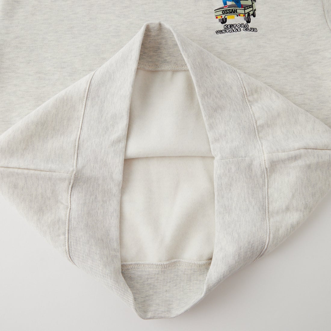 33Degrees [サーティスリーディグリーズ] HIGEOZI3 サガラ刺繍クルースウェット [TDR-264-098] B OATMEAL