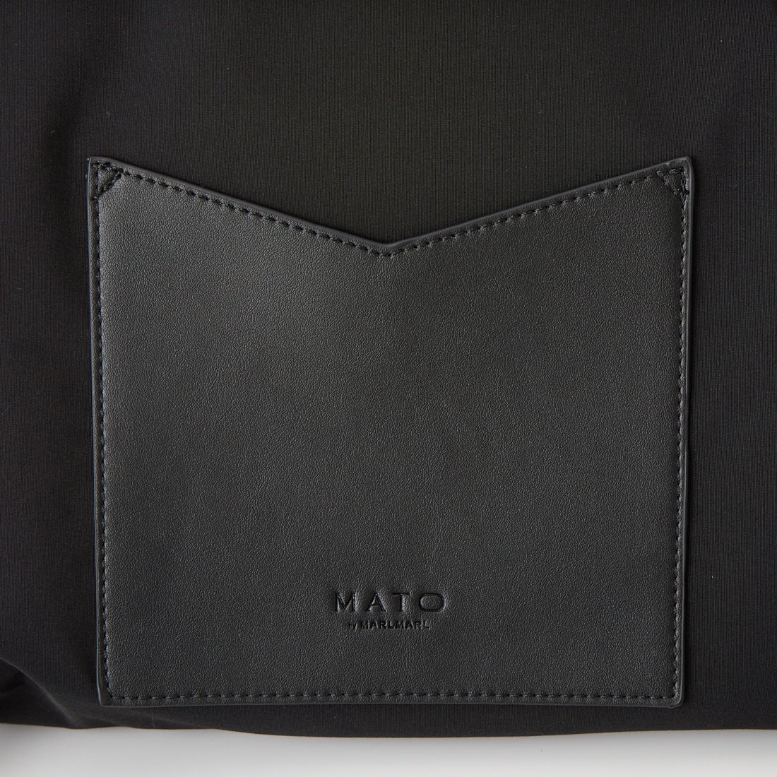 MATO by MARLMARL [マトーバイマールマール] 天ファスナー付き防水ペアレンツトートバッグ M [DOLLY-TOTE-BAG-M] BLACK