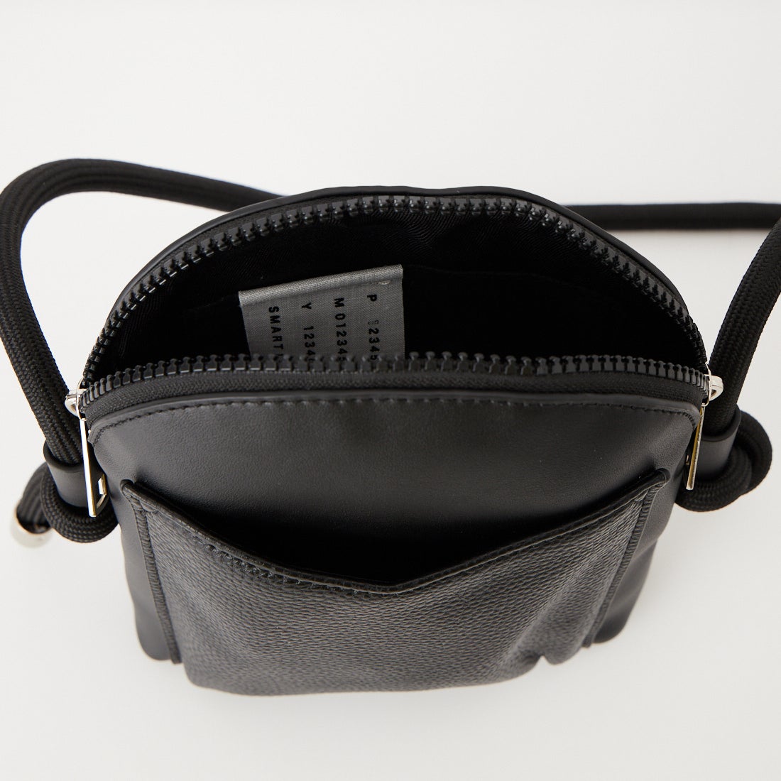 MATO by MARLMARL [マトーバイマールマール] スマートフォンミニバッグ [ZIPLINE-PHONE-BAG] BLACK