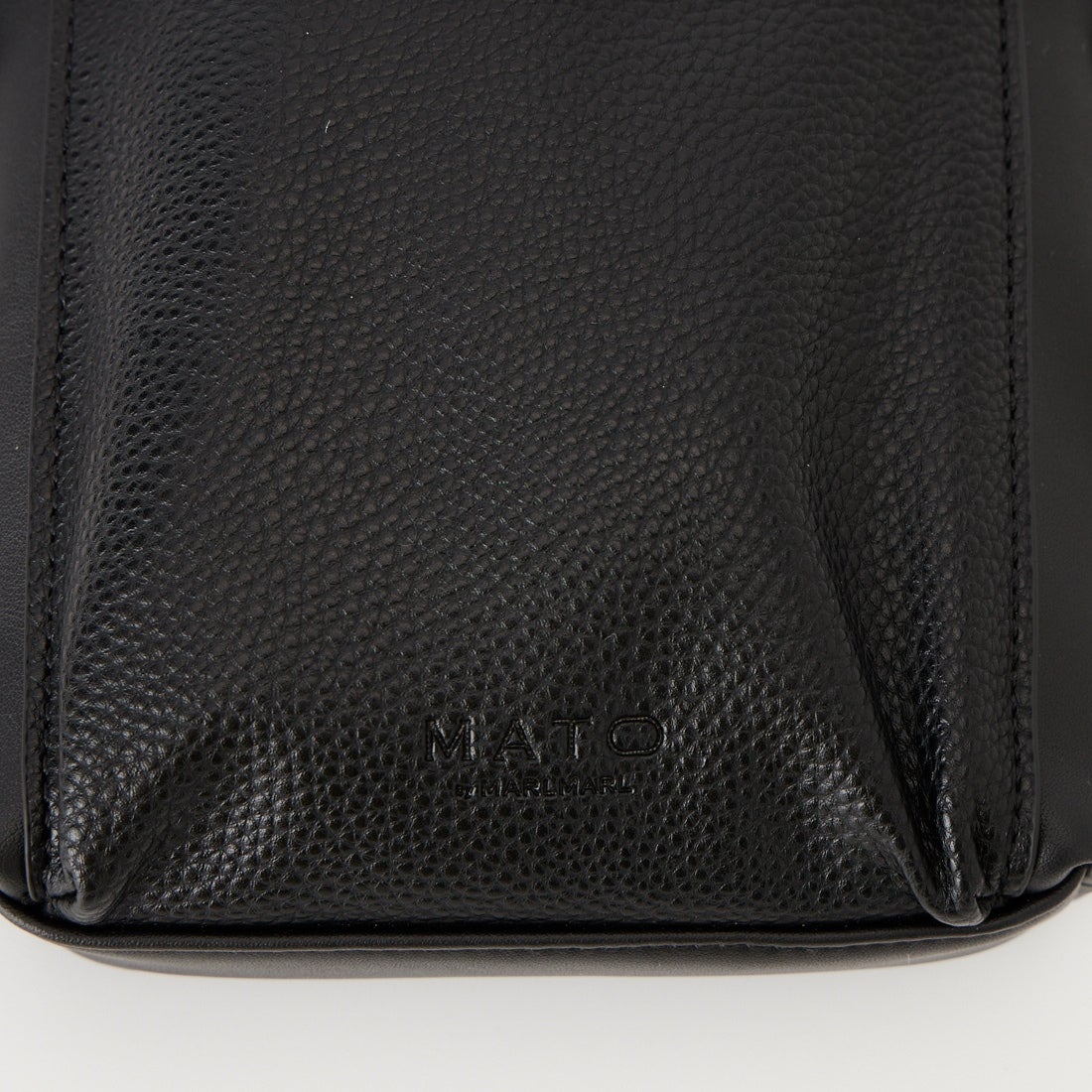 MATO by MARLMARL [マトーバイマールマール] スマートフォンミニバッグ [ZIPLINE-PHONE-BAG] BLACK