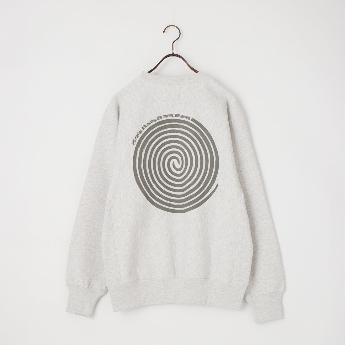 Tony Taizsun [トニータイズサン] NO END SPIRAL クルーネックスウェット [26FW-018] ASH