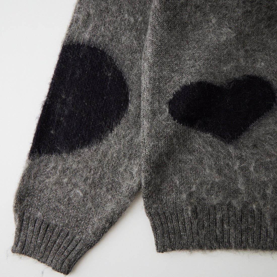 THE FOX [ザフォックス] 別注 シャギーモヘア ジャガードニット [JFL26AW-06-JF] GRAY