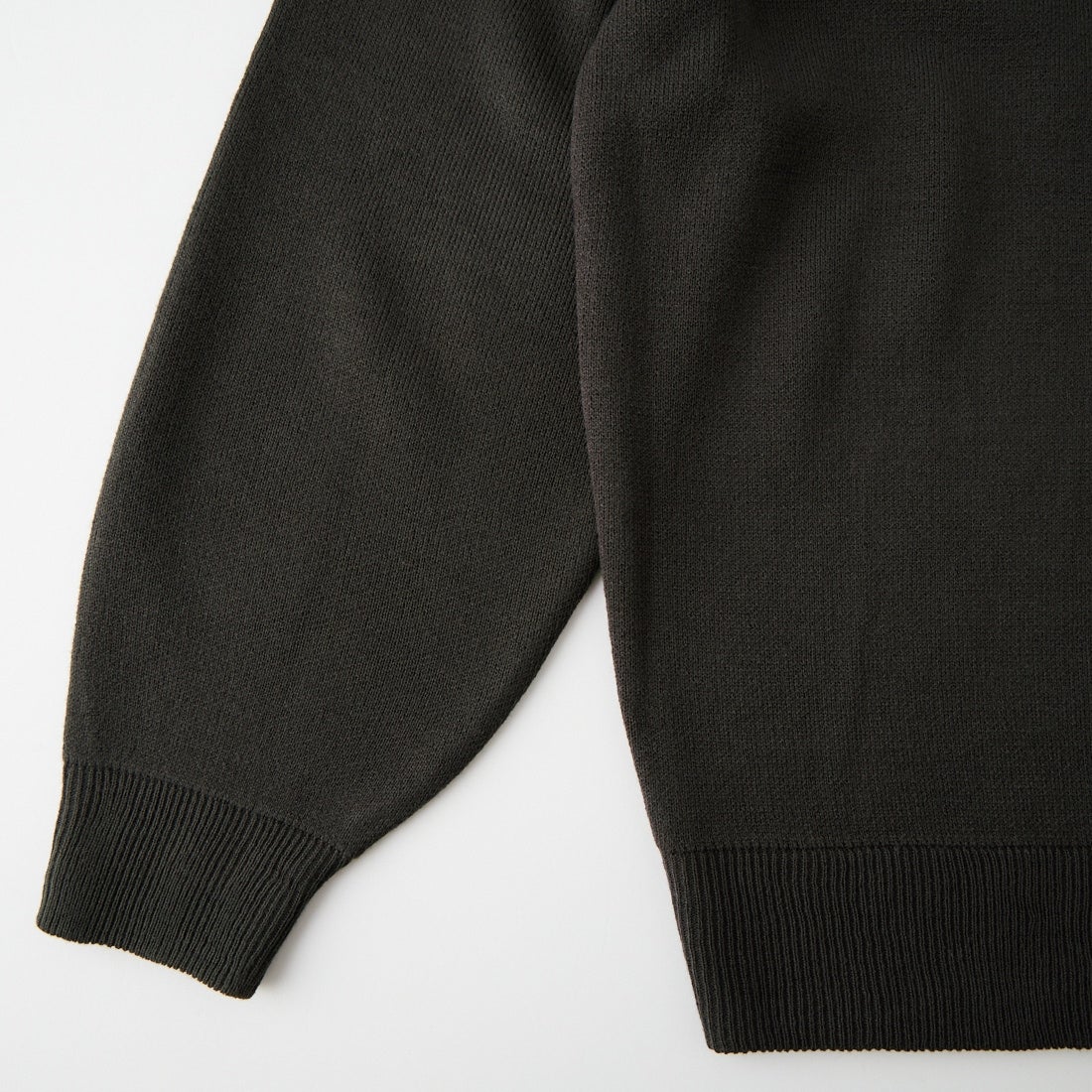 THE FOX [ザフォックス] 別注 ワンポイントロゴ ポロニット [JFL26AW-08-JF] CHARCOAL