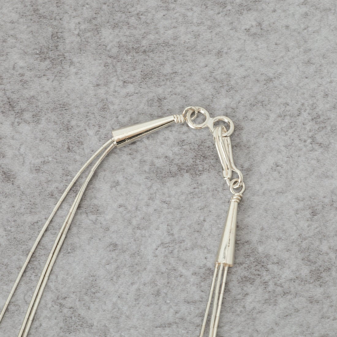 Native SilverStreams [ネイティブ シルバーストリームズ] リキッドシルバー3連ネックレス [NSS1003450] SILVER