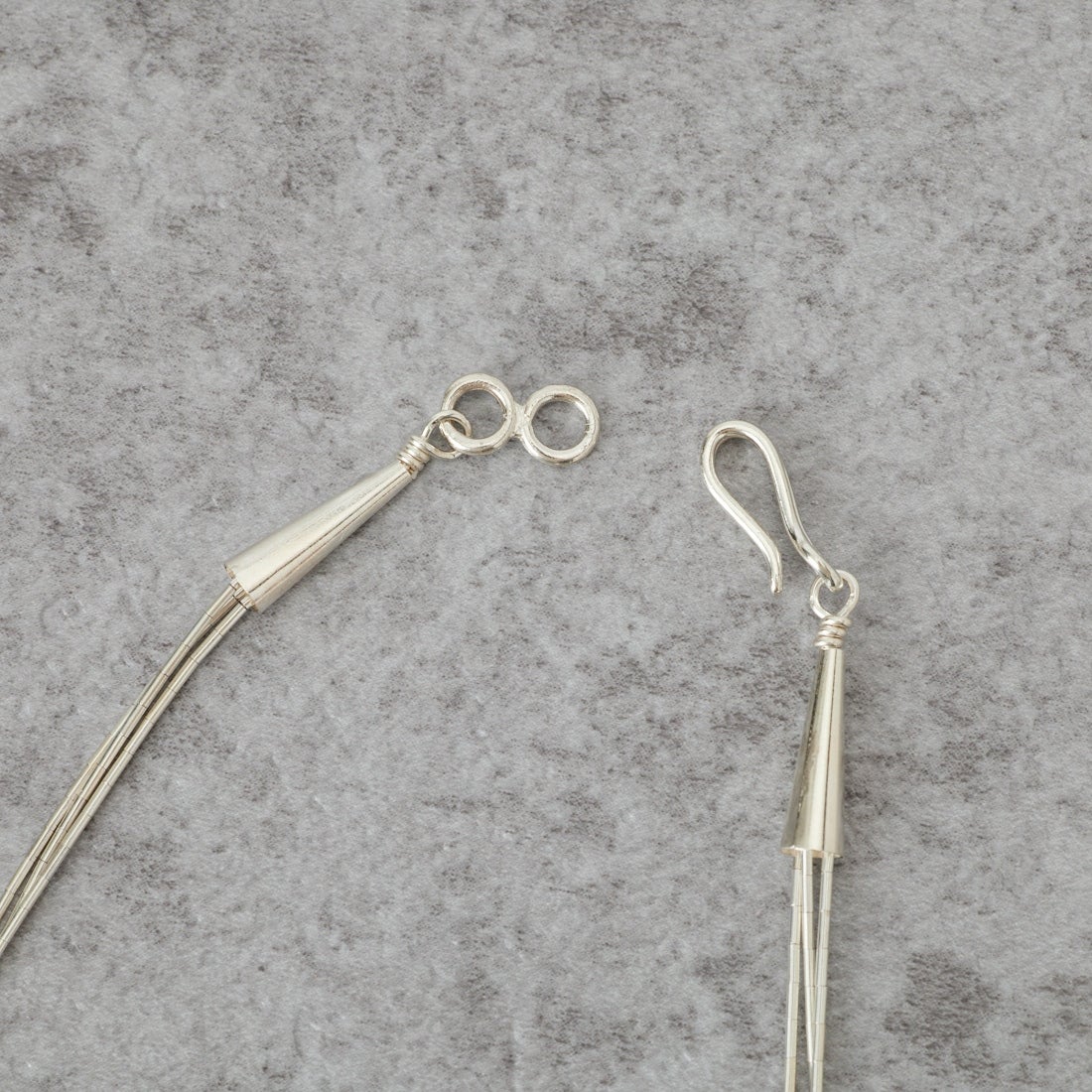 Native SilverStreams [ネイティブ シルバーストリームズ] リキッドシルバー3連ネックレス [NSS1003450] SILVER