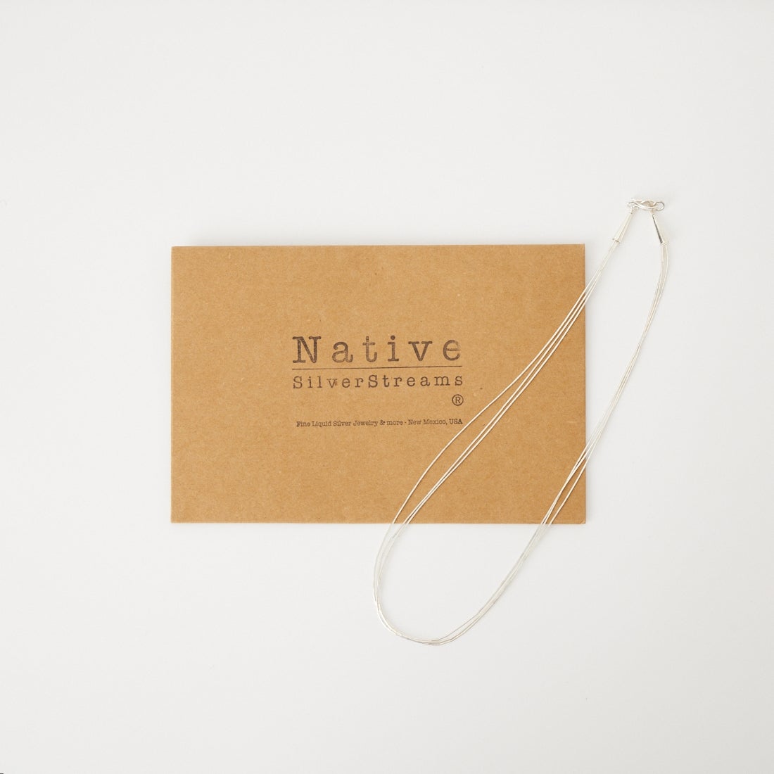 Native SilverStreams [ネイティブ シルバーストリームズ] リキッドシルバー3連ネックレス [NSS1003450] SILVER