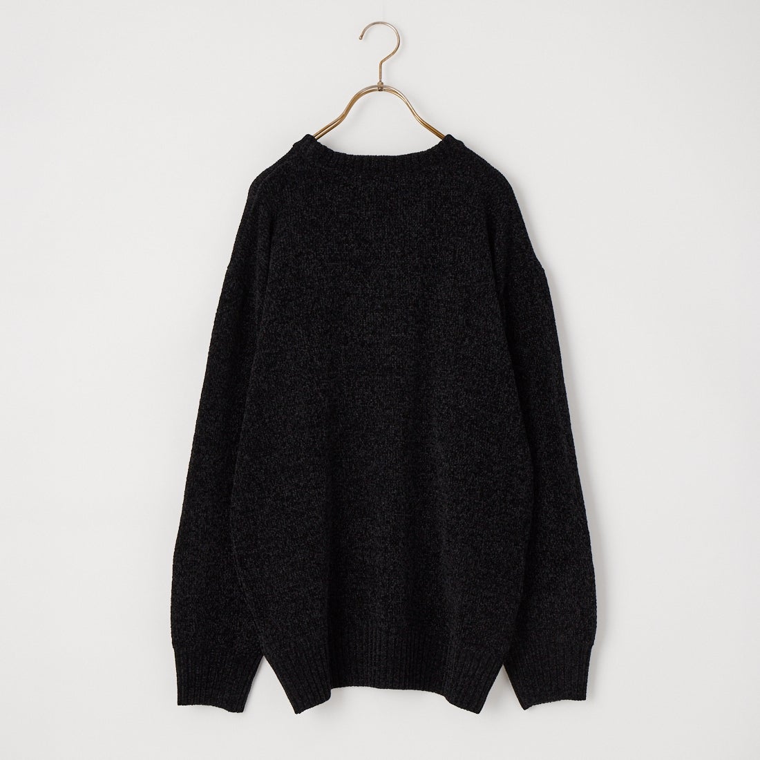 Noir Fabrik [ヌワールファブリック] MALLYARN BOYFRIWND KNIT [12727-WG] BLACK