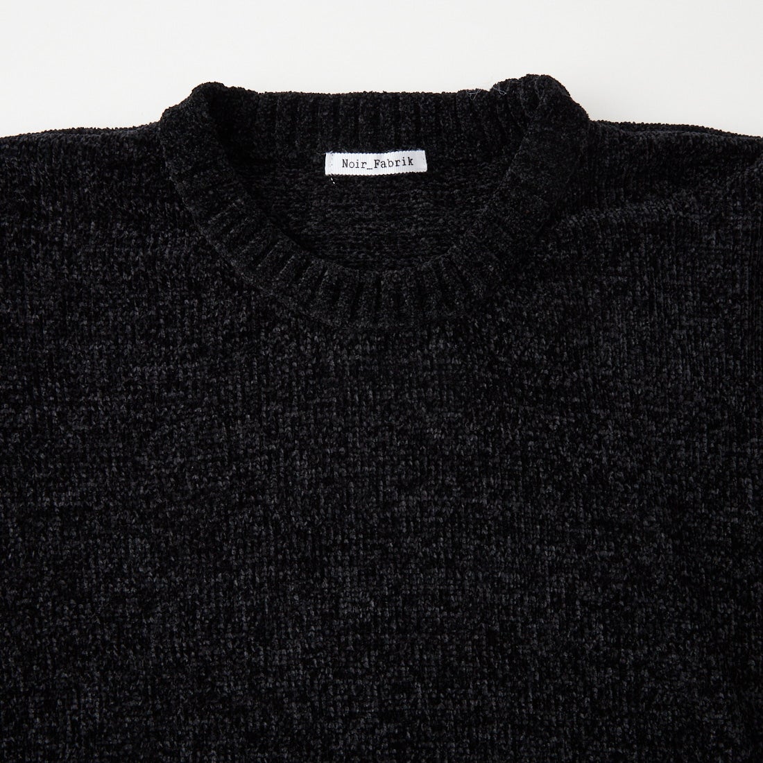 Noir Fabrik [ヌワールファブリック] MALLYARN BOYFRIWND KNIT [12727-WG] BLACK