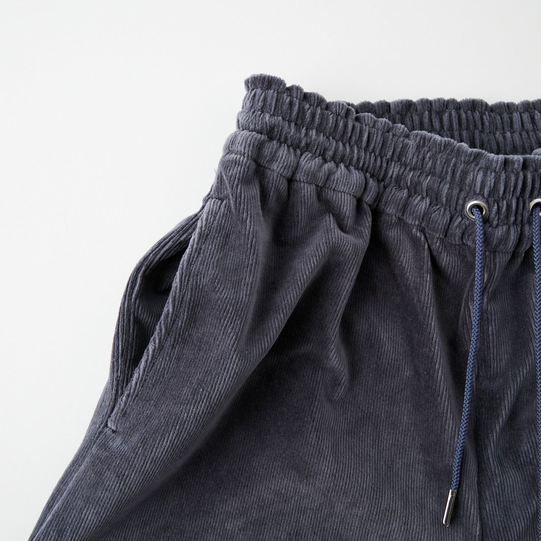 Jeans Factory Clothes [ジーンズファクトリークローズ] コーデュロイイージーワイドパンツ [IN38-PT-6] D.ﾌﾞﾙｰ