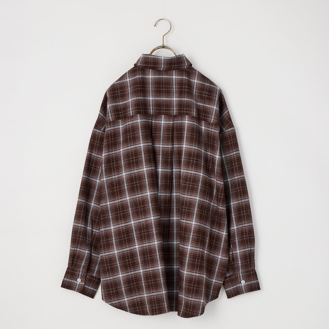 Jeans Factory Clothes [ジーンズファクトリークローズ] メンズライクビッグネルシャツ [IN16-SH-6] ﾌﾞﾗｳﾝ