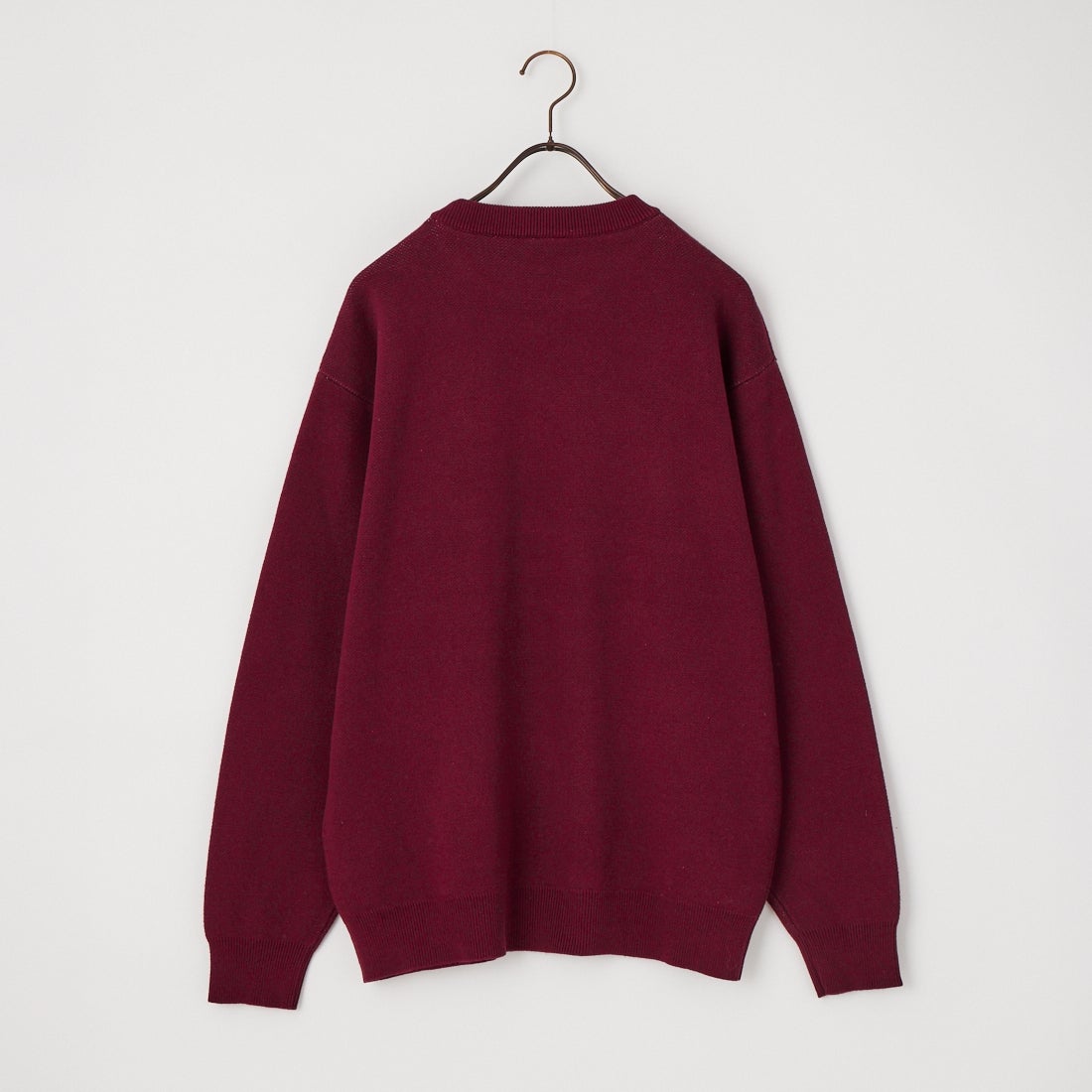 NEW VINTAGE GOLF [ニュービンテージゴルフ] NVG クルーニット [NVG-0612] BURGUNDY