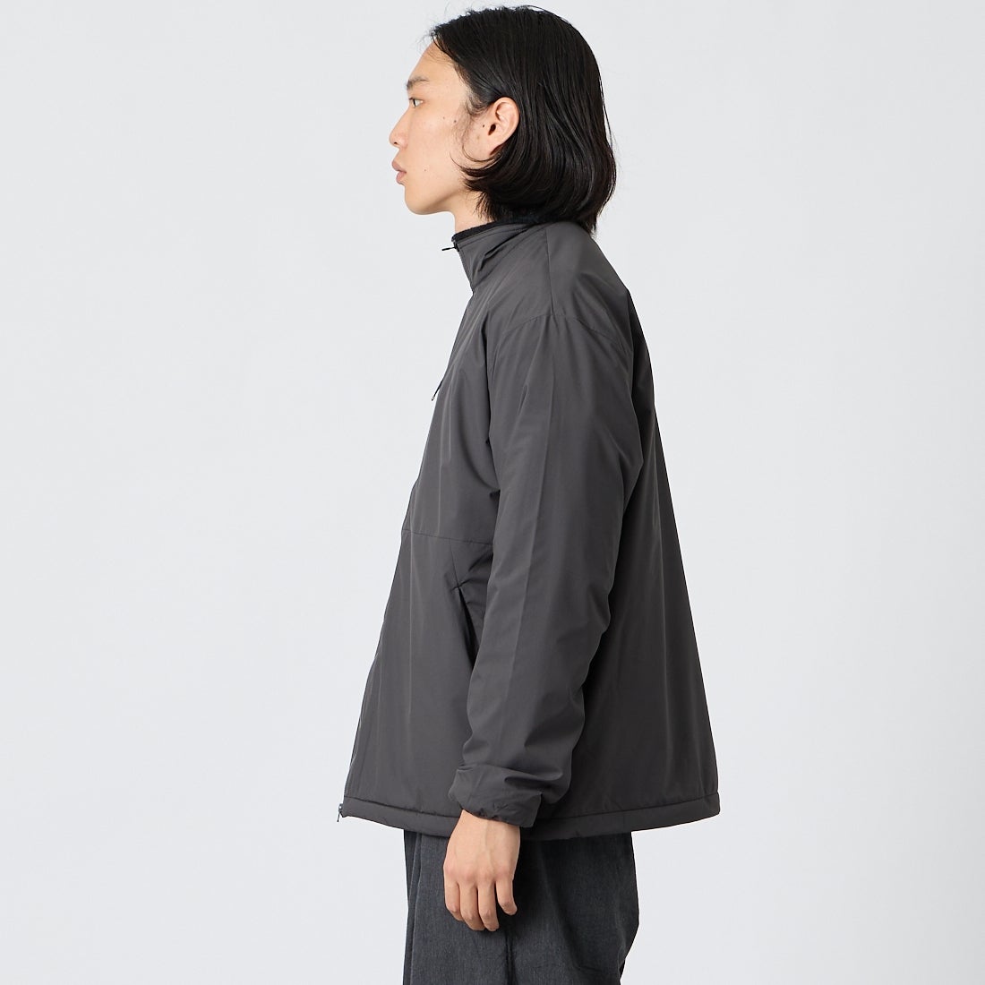 Snow Peak [スノーピーク] Octa Nomad ジャケット [100261JK15] CHARCOAL &&モデル身長：175cm 着用サイズ：M&&