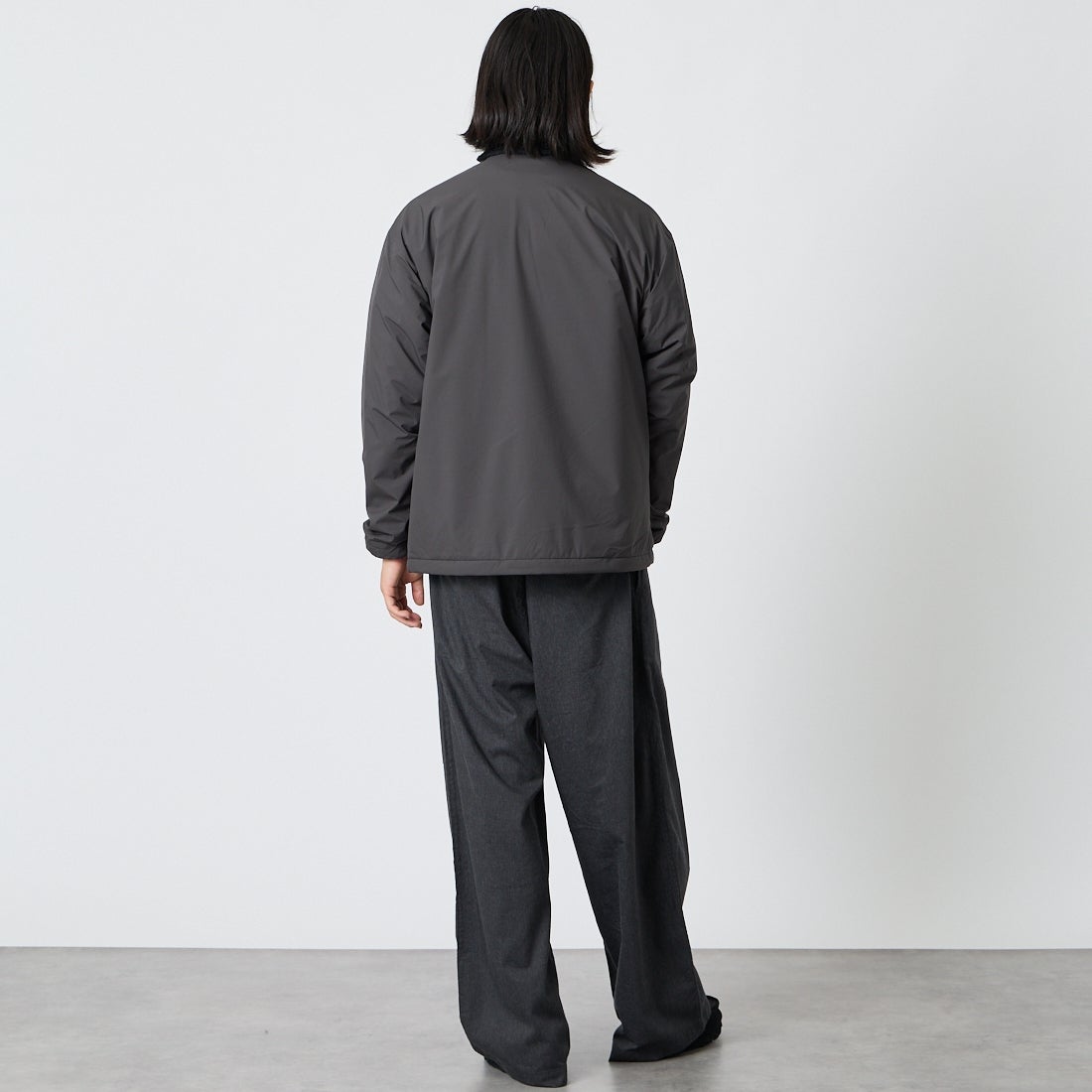 Snow Peak [スノーピーク] Octa Nomad ジャケット [100261JK15] CHARCOAL &&モデル身長：175cm 着用サイズ：M&&