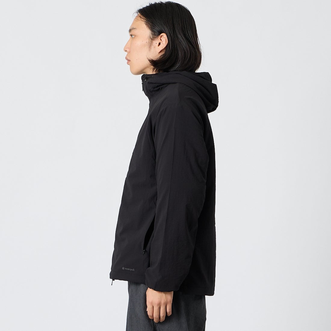 Snow Peak [スノーピーク] Breathable インサレーションジャケット [100261JK14] BLACK &&モデル身長：175cm 着用サイズ：M&&
