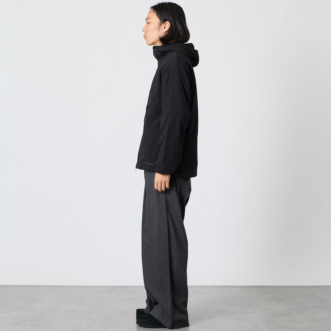 Snow Peak [スノーピーク] Breathable インサレーションジャケット [100261JK14] BLACK &&モデル身長：175cm 着用サイズ：M&&