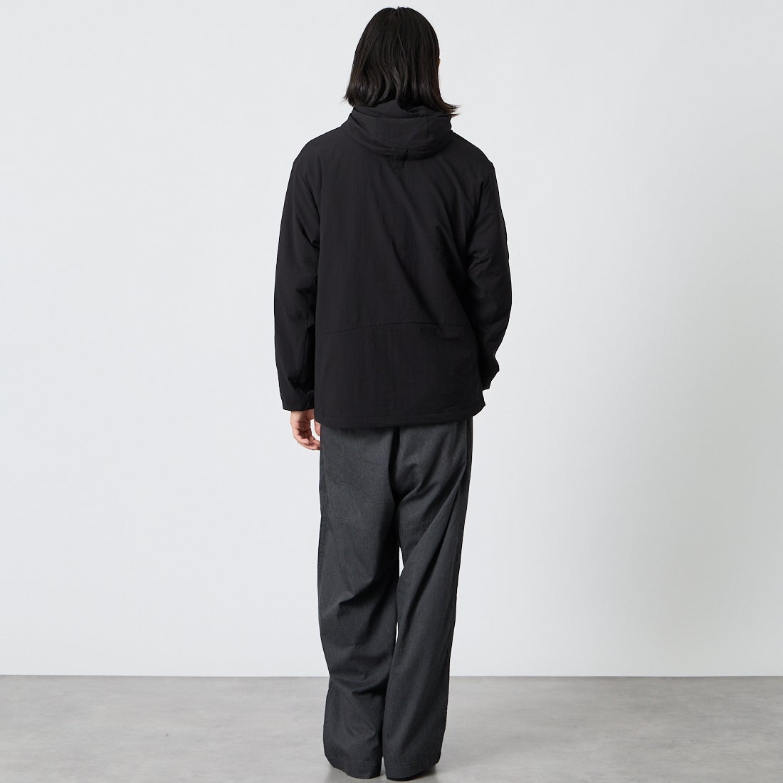Snow Peak [スノーピーク] Breathable インサレーションジャケット [100261JK14] BLACK &&モデル身長：175cm 着用サイズ：M&&