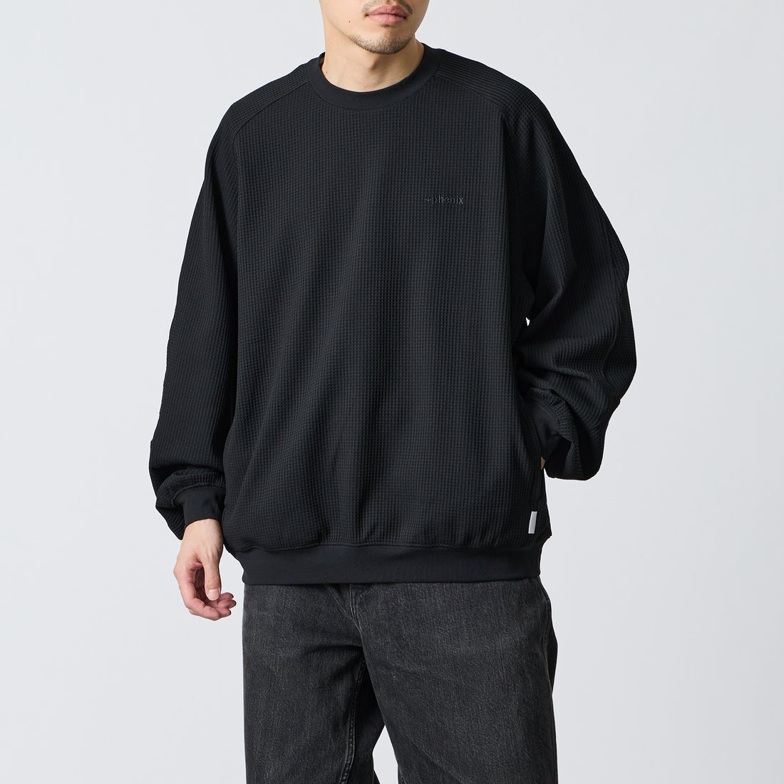 BLACK&&モデル身長：168cm 着用サイズ：L&&