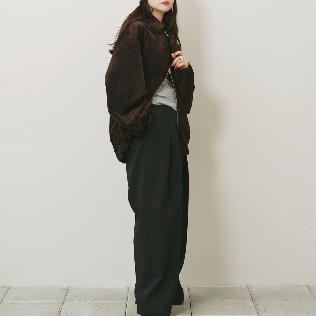 TODAYFUL [トゥデイフル] スエードブルゾン [12620204] D/BRN