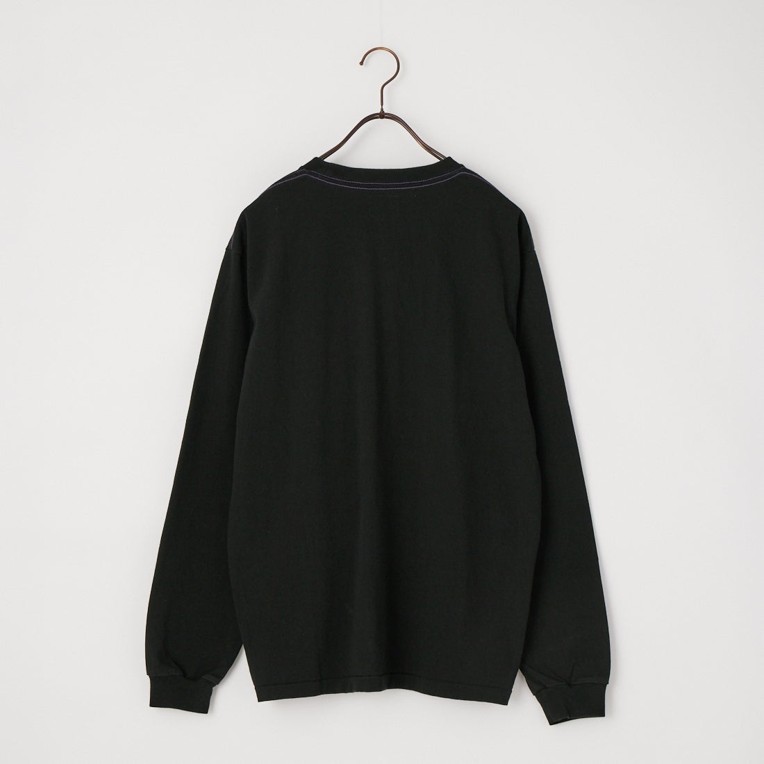 Needles [ニードルズ] ロングスリーブポケットTシャツ [TY398] F BLACK
