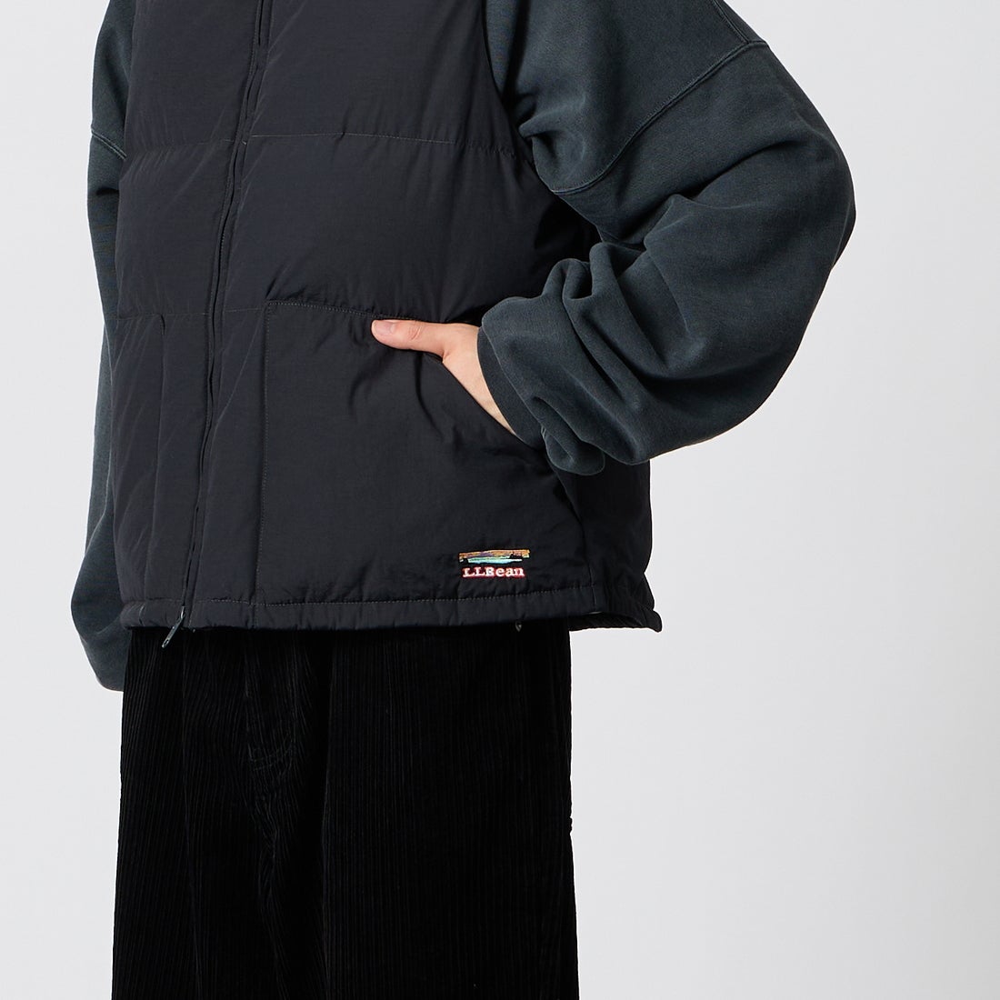 L.L.BEAN [エルエルビーン] エトナ ダウン ジャケット [6575-6042] 48 NIGHT &&モデル身長：177cm 着用サイズ：M&&