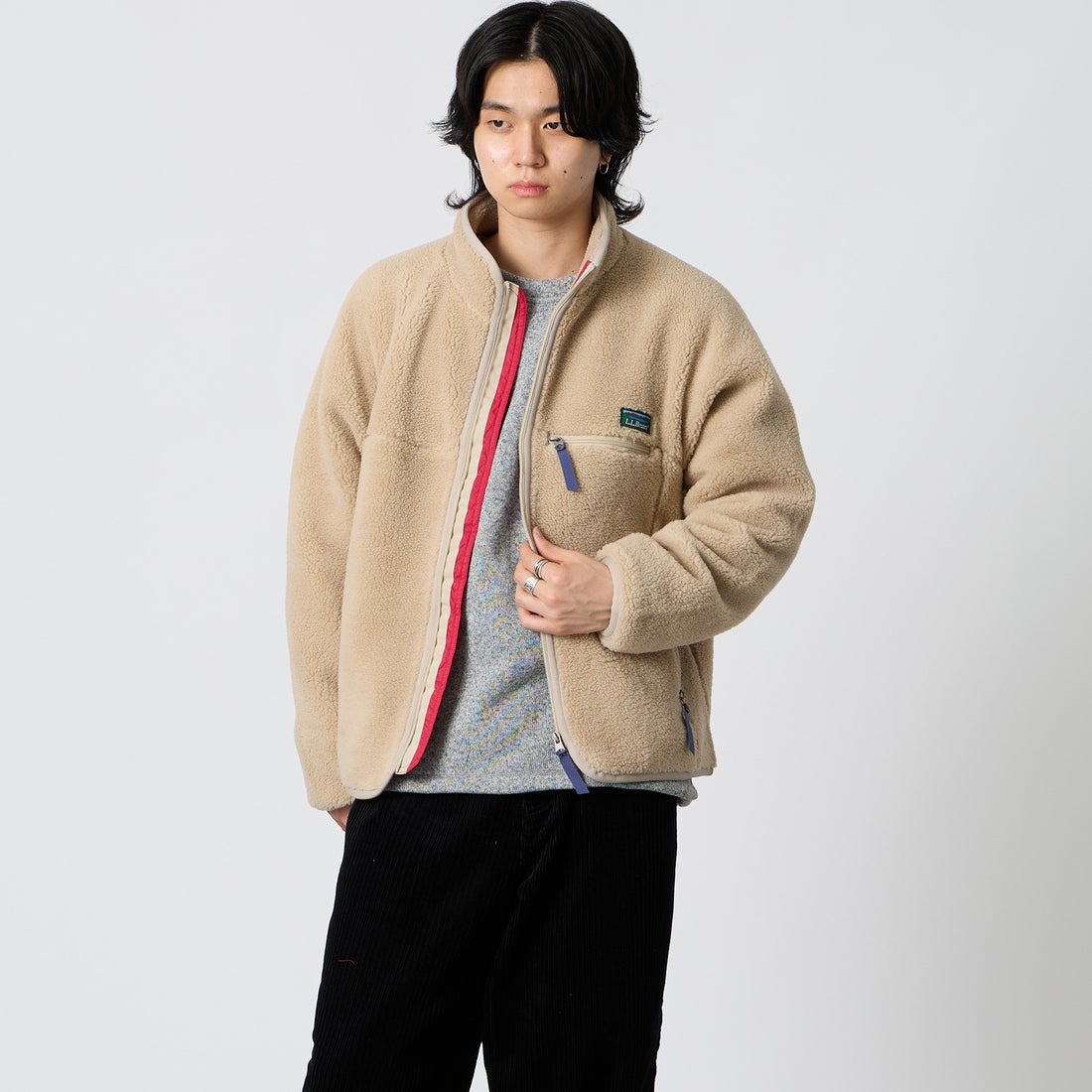 71 LT BEIG&&モデル身長：177cm 着用サイズ：S&&