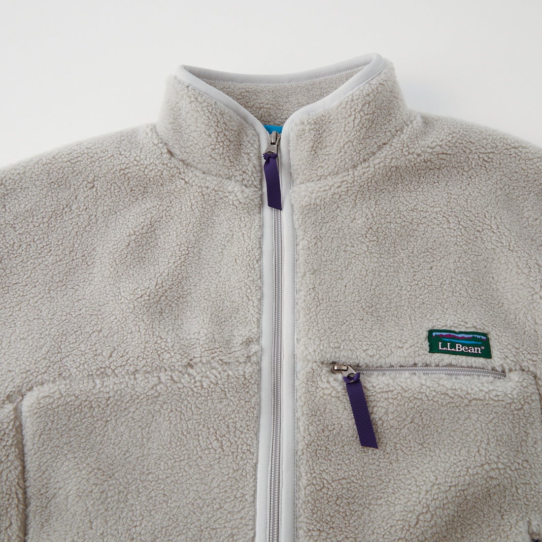 L.L.BEAN [エルエルビーン] トップシャム ボア フリース ジャケット [6575-6035] 69 SILVER