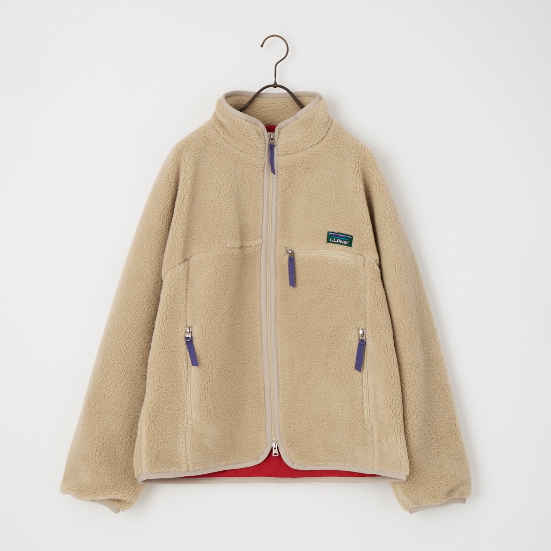 L.L.BEAN [エルエルビーン] トップシャム ボア フリース ジャケット [6575-6035]71 LT BEIG