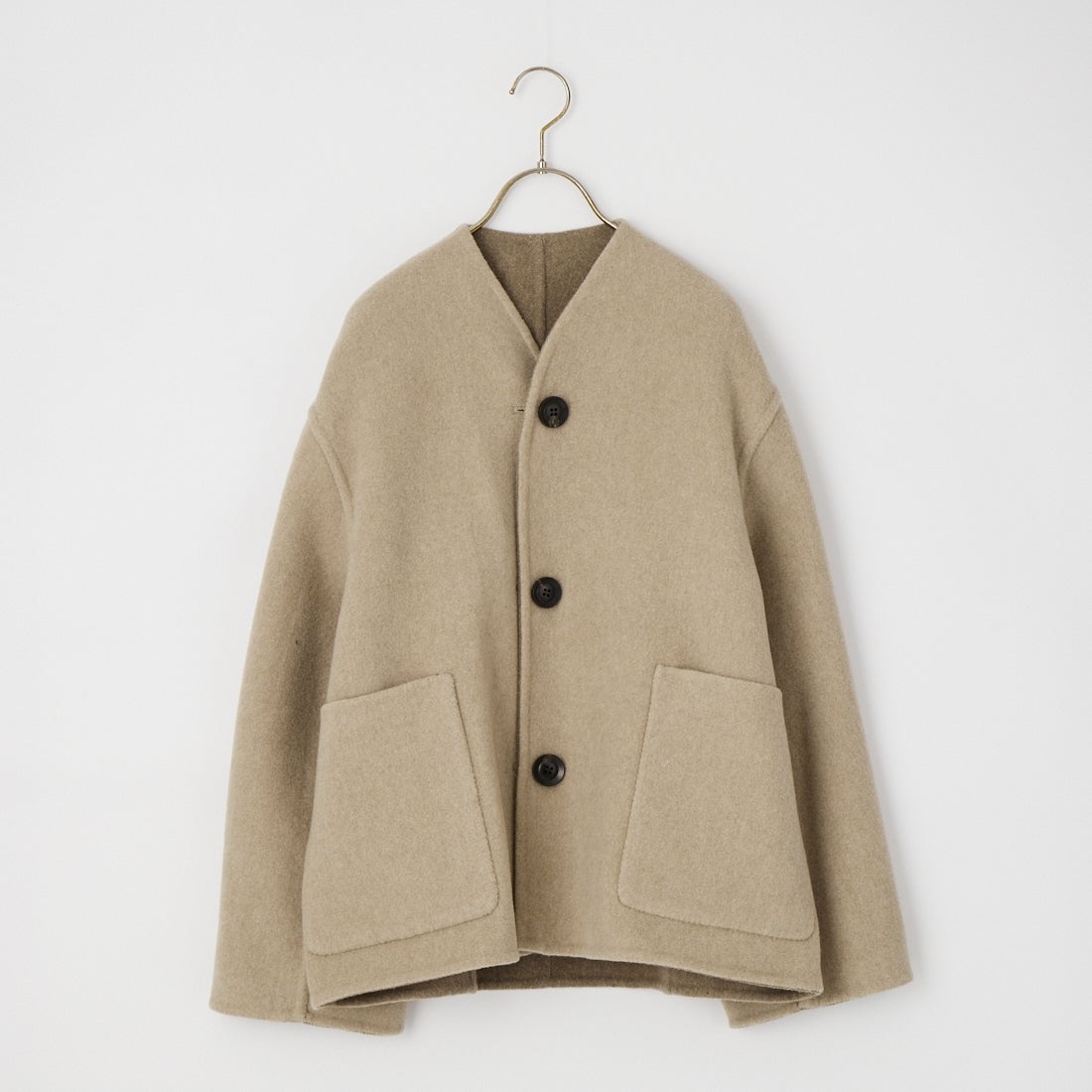 le glazik [ルグラジック] リバーシブル カラーレスジャケット [LG-A0868MFW] DK.BEIGE/B