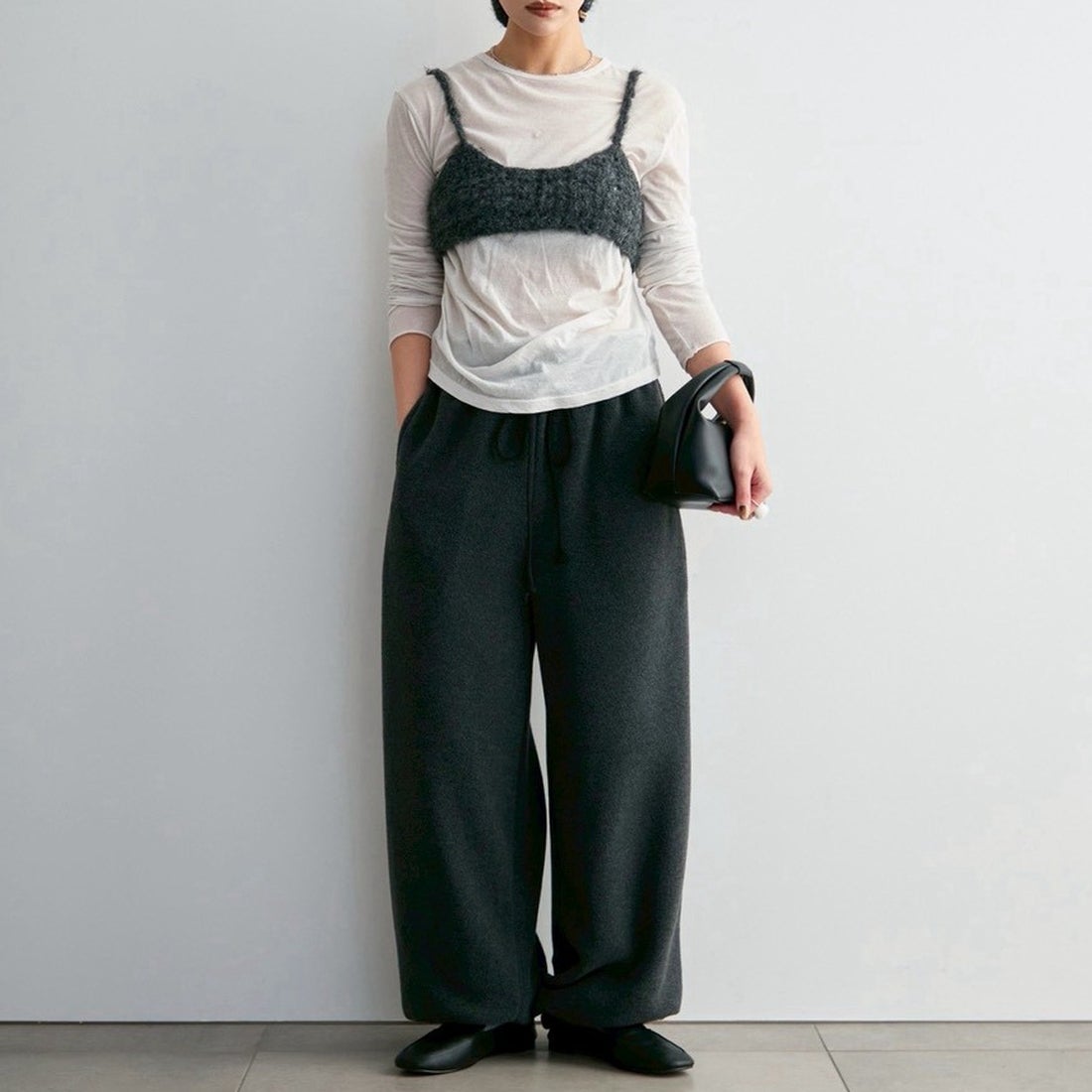 anuke [アンヌーク] フリース ラフパンツ [62620712] C/GRY
