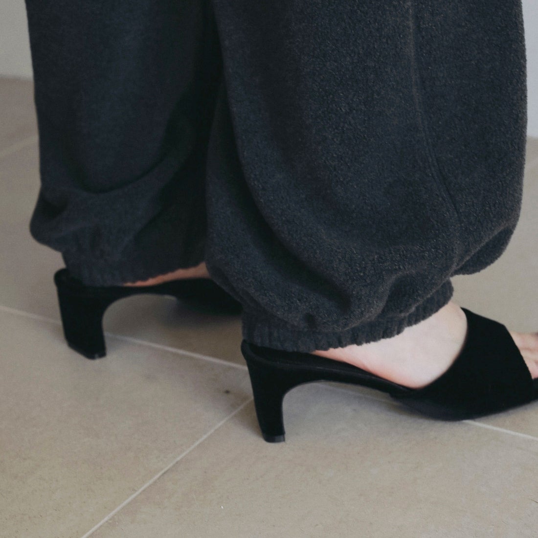 anuke [アンヌーク] フリース ラフパンツ [62620712] C/GRY
