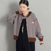 BROWN/SAX&&モデル身長：150cm 着用サイズ：M&&